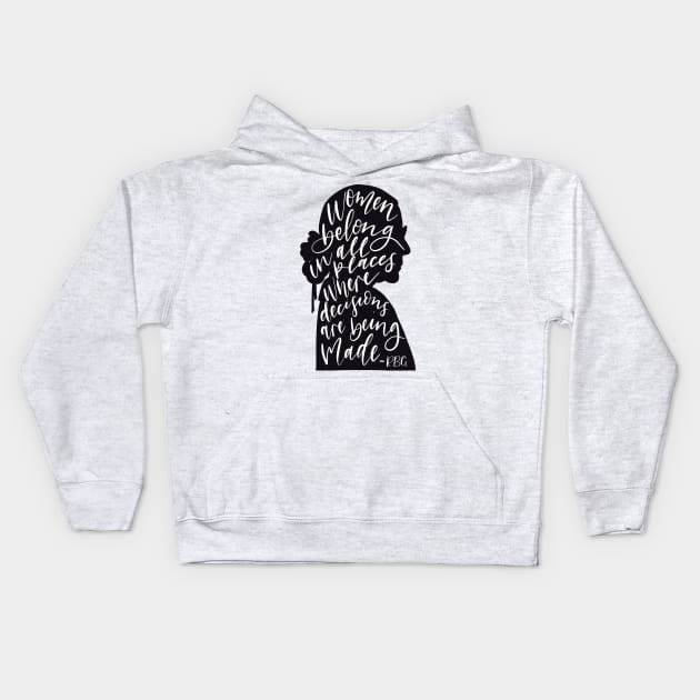 Rbg Kids Hoodie by The Letters mdn